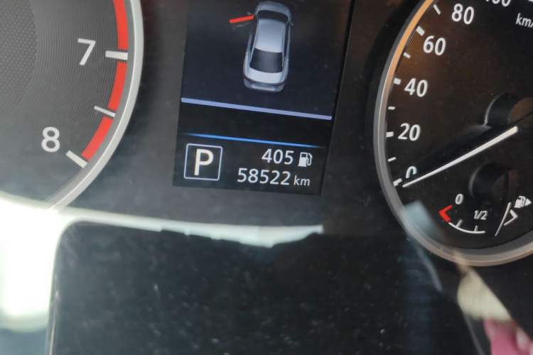 Used Nissan Sylphy 2021 1.6L XL CVT Enjoyment Edition Odometer Close Up