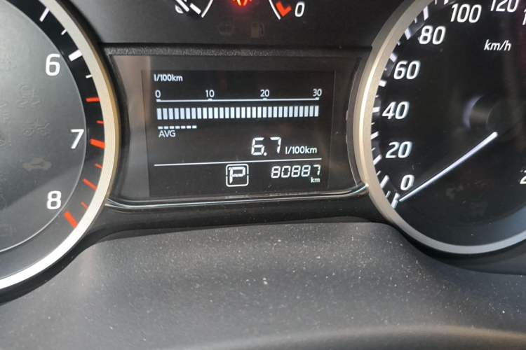 Used Nissan Sylphy 2021 Classic 1.6XL CVT Luxury Edition Odometer Close Up
