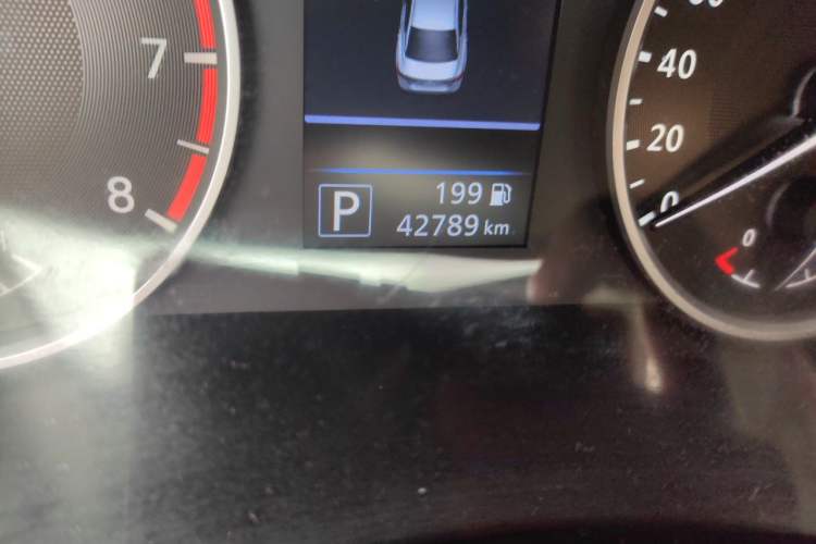 Used Nissan Sylphy 2021 1.6L XL CVT Enjoyment Edition Odometer Close Up