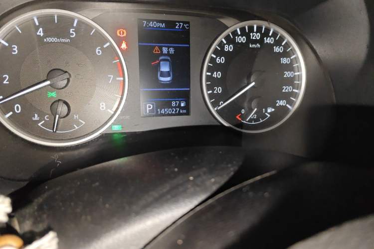 Used Nissan Sylphy 2021 1.6L XL CVT Enjoyment Edition Odometer Close Up