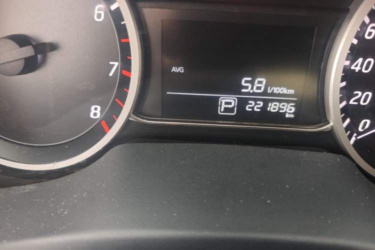Used Nissan Sylphy 2021 Classic 1.6XE CVT Comfort Edition Odometer Close Up