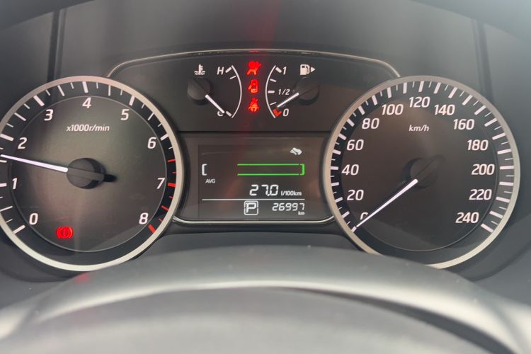 Used Nissan Sylphy 2021 Classic 1.6XL CVT Luxury Edition Odometer Close Up