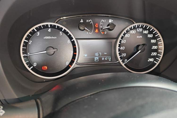 Used Nissan Sylphy 2021 Classic 1.6XL CVT Luxury Edition Odometer Close Up