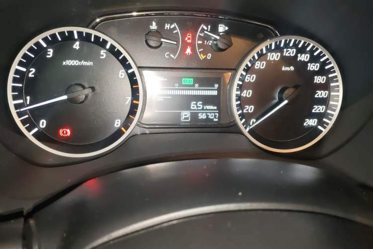 Used Nissan Sylphy 2021 Classic 1.6XL CVT Luxury Edition Odometer Close Up