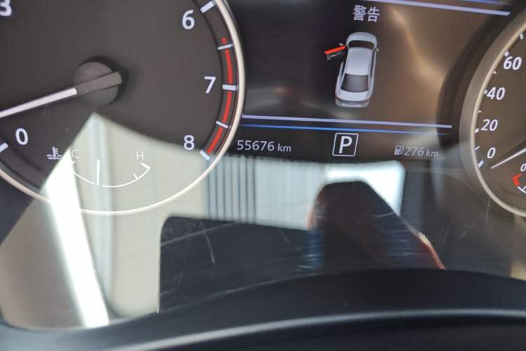 Used Nissan Sylphy 2021 1.6L TOP CVT Luxury Edition Odometer Close Up