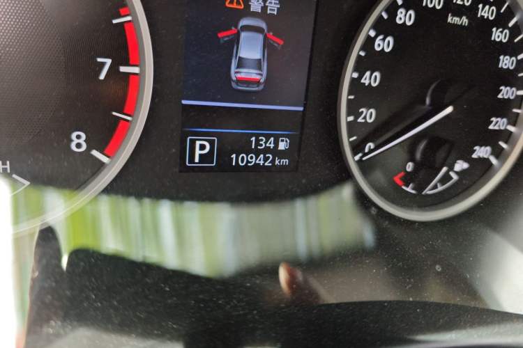 Used Nissan Sylphy 2021 1.6L XL CVT Enjoyment Edition Odometer Close Up