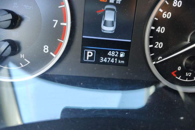 Used Nissan Sylphy 2021 1.6L XL CVT Smart Enjoyment Edition Odometer Close Up
