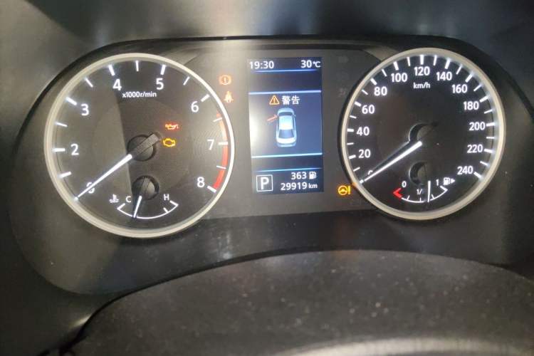 Used Nissan Sylphy 2021 1.6L XL CVT Enjoyment Edition Odometer Close Up