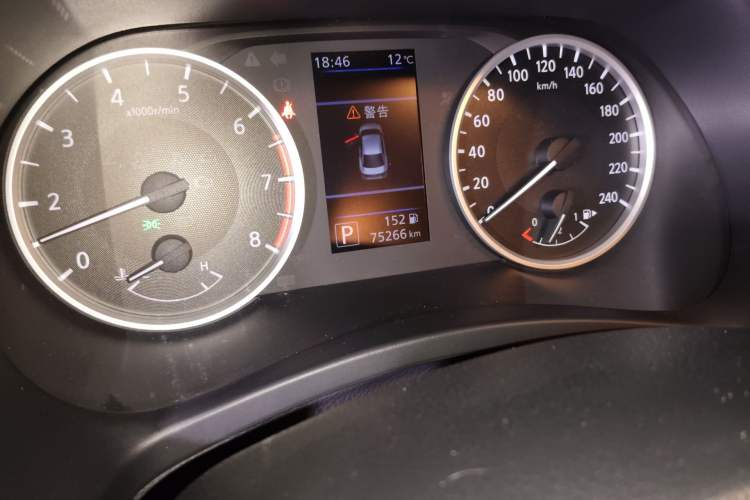 Used Nissan Sylphy 2021 1.6L XL CVT Enjoyment Edition Odometer Close Up