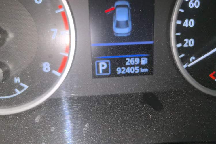 Used Nissan Sylphy 2021 1.6L XL CVT Enjoyment Edition Odometer Close Up