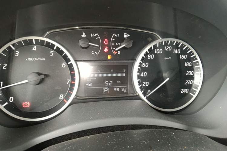 Used Nissan Sylphy 2021 Classic 1.6XL CVT Luxury Edition Odometer Close Up