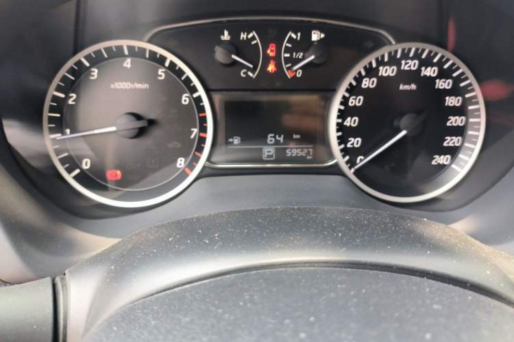 Used Nissan Sylphy 2021 Classic 1.6XL CVT Luxury Edition Odometer Close Up