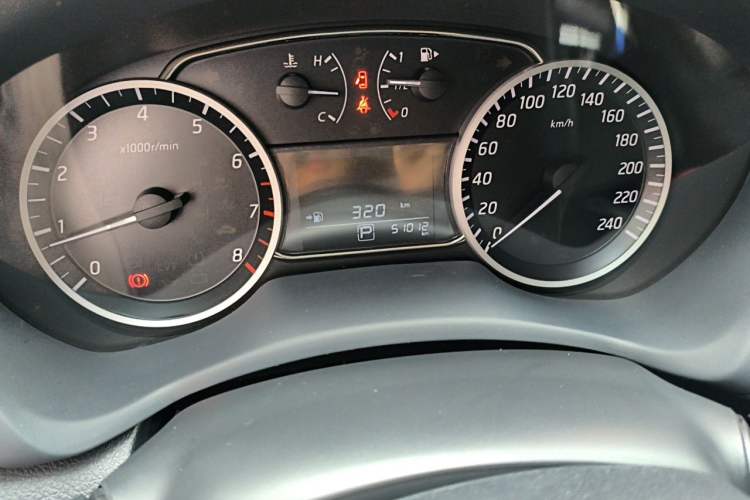 Used Nissan Sylphy 2021 Classic 1.6XE CVT Comfort Edition Odometer Close Up