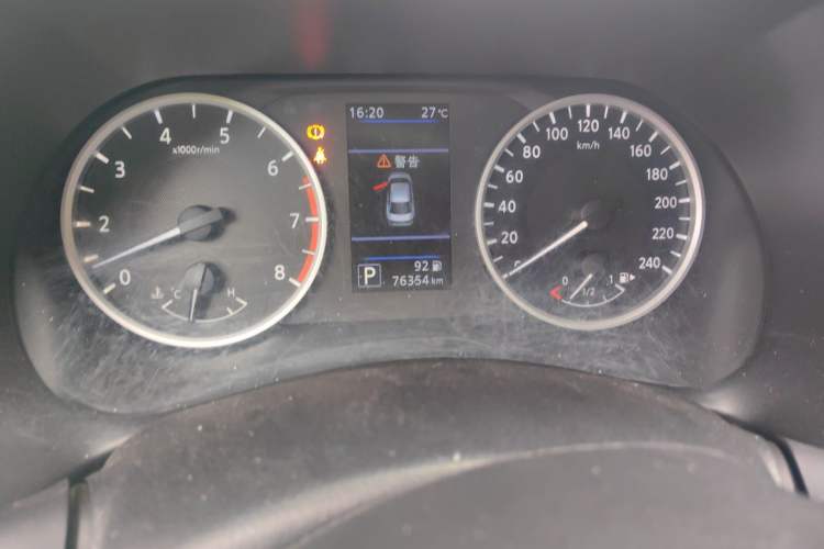 Used Nissan Sylphy 2021 1.6L XL CVT Enjoyment Edition Odometer Close Up