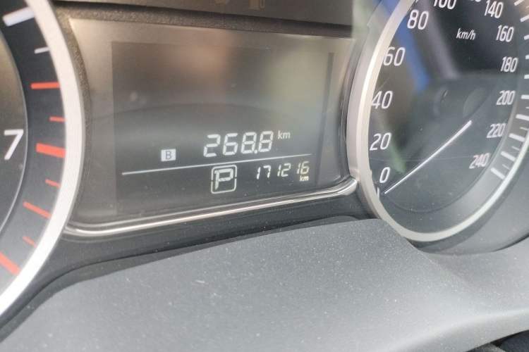 Used Nissan Sylphy 2021 Classic 1.6XL CVT Luxury Edition Odometer Close Up