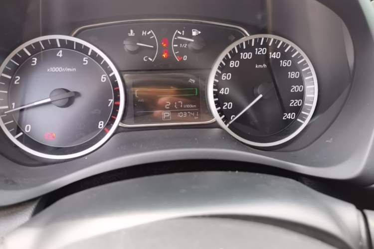 Used Nissan Sylphy 2021 Classic 1.6XE CVT Comfort Edition Odometer Close Up