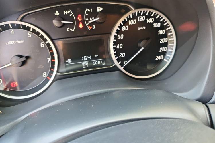 Used Nissan Sylphy 2021 Classic 1.6XL CVT Luxury Edition Odometer Close Up