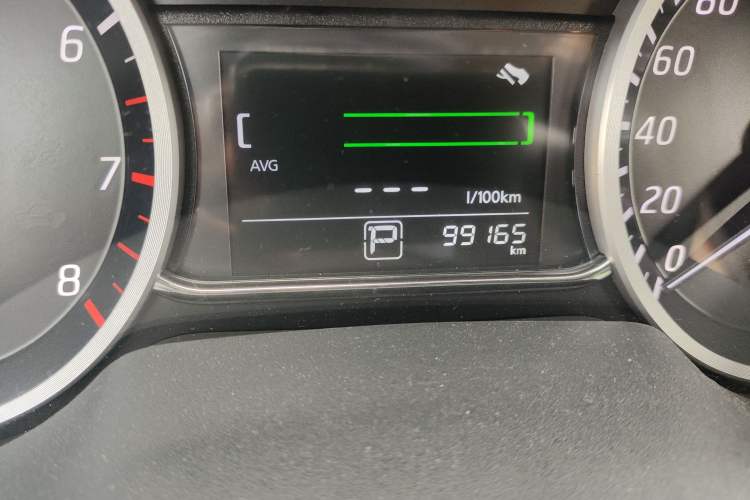 Used Nissan Sylphy 2021 Classic 1.6XE CVT Comfort Edition Odometer Close Up