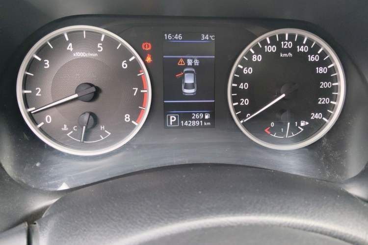 Used Nissan Sylphy 2021 1.6L XL CVT Enjoyment Edition Odometer Close Up