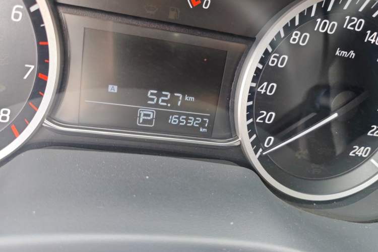 Used Nissan Sylphy 2021 Classic 1.6XE CVT Comfort Edition Odometer Close Up