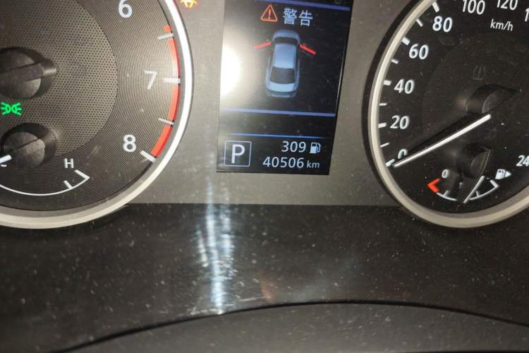 Used Nissan Sylphy 2021 1.6L XL CVT Smart Enjoyment Edition Odometer Close Up