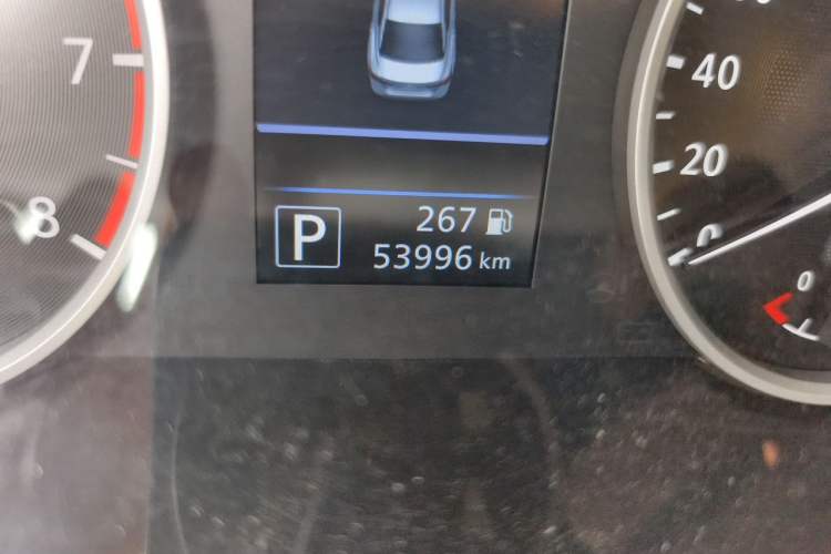 Used Nissan Sylphy 2021 1.6L XL CVT Enjoyment Edition Odometer Close Up