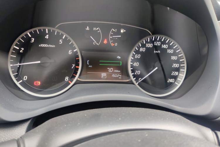 Used Nissan Sylphy 2021 Classic 1.6XL CVT Luxury Edition Odometer Close Up
