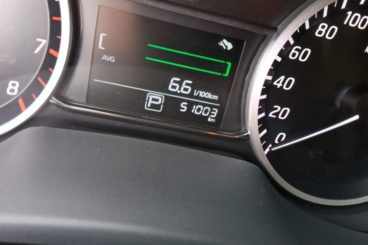 Used Nissan Sylphy 2021 Classic 1.6XL CVT Luxury Edition Odometer Close Up