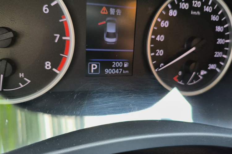 Used Nissan Sylphy 2021 1.6L XL CVT Enjoyment Edition Odometer Close Up
