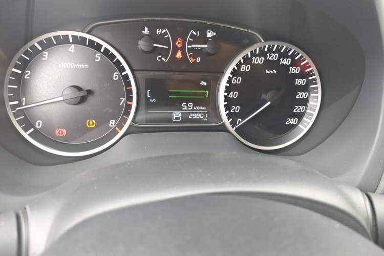 Used Nissan Sylphy 2021 Classic 1.6XL CVT Luxury Edition Odometer Close Up