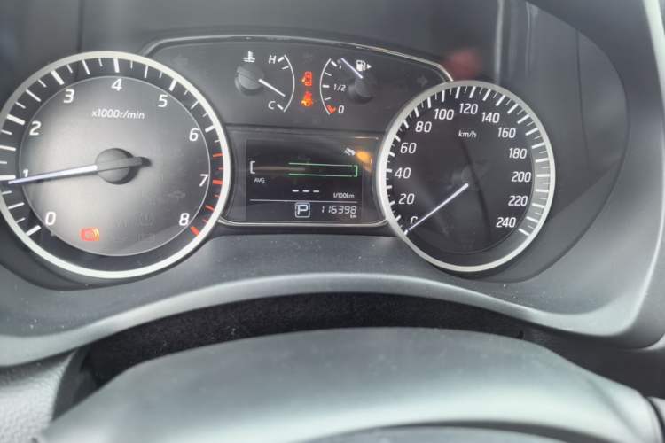 Used Nissan Sylphy 2021 Classic 1.6XE CVT Comfort Edition Odometer Close Up