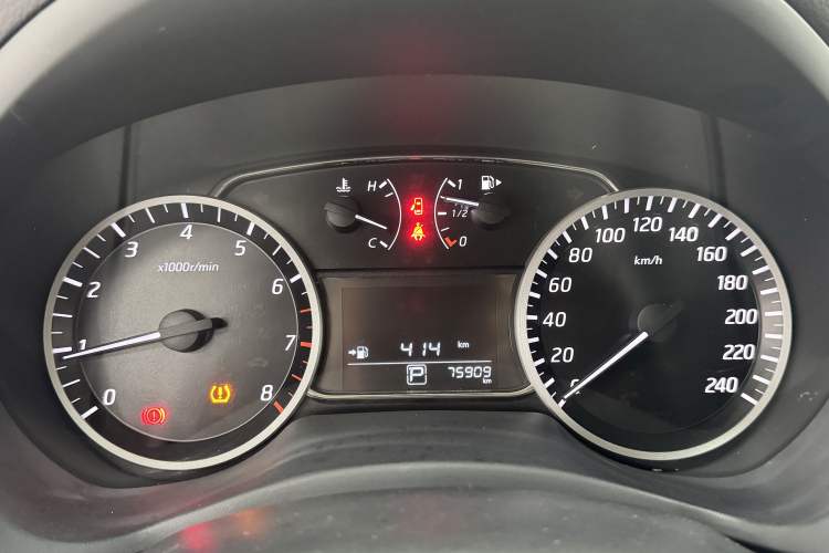 Used Nissan Sylphy 2021 Classic 1.6XE CVT Comfort Edition Odometer Close Up