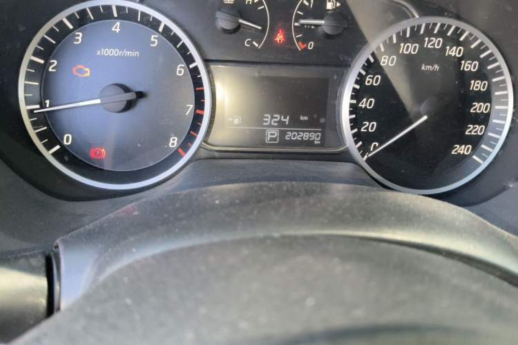 Used Nissan Sylphy 2021 Classic 1.6XL CVT Luxury Edition Odometer Close Up