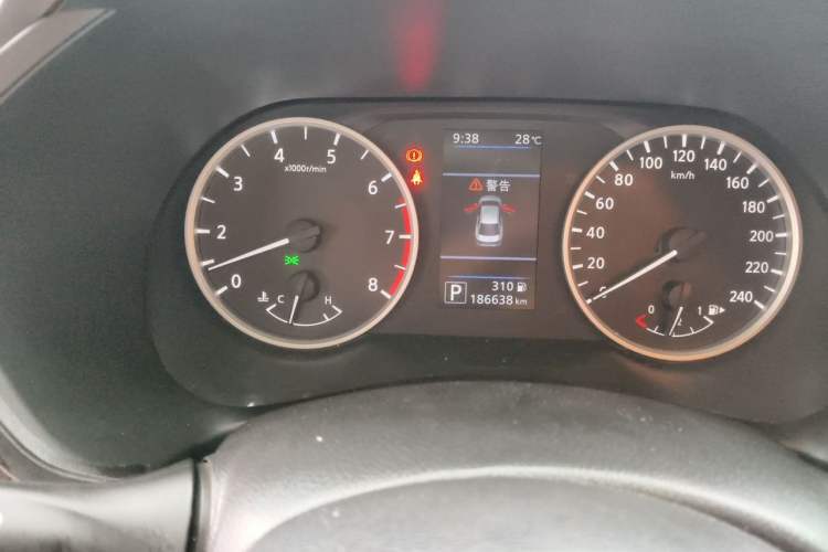 Used Nissan Sylphy 2021 1.6L XL CVT Enjoyment Edition Odometer Close Up
