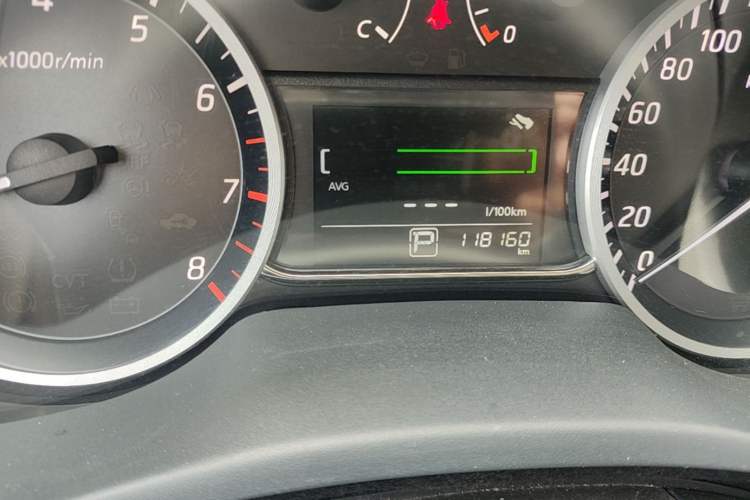 Used Nissan Sylphy 2021 Classic 1.6XE CVT Comfort Edition Odometer Close Up