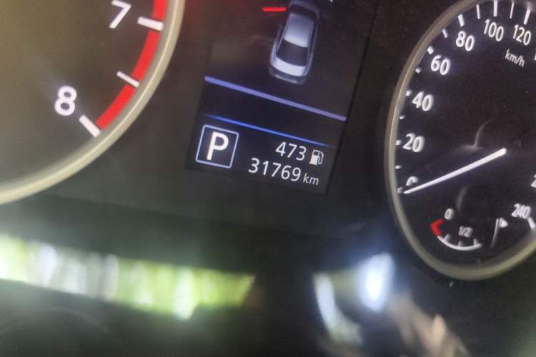 Used Nissan Sylphy 2021 1.6L XL CVT Enjoyment Edition Odometer Close Up