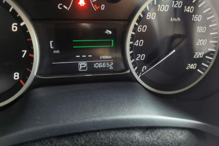 Used Nissan Sylphy 2021 Classic 1.6XE CVT Comfort Edition Odometer Close Up