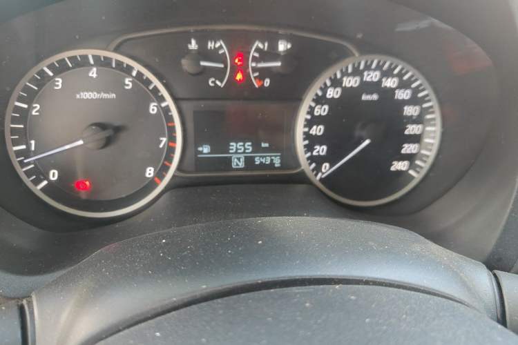 Used Nissan Sylphy 2021 Classic 1.6XE CVT Comfort Edition Odometer Close Up