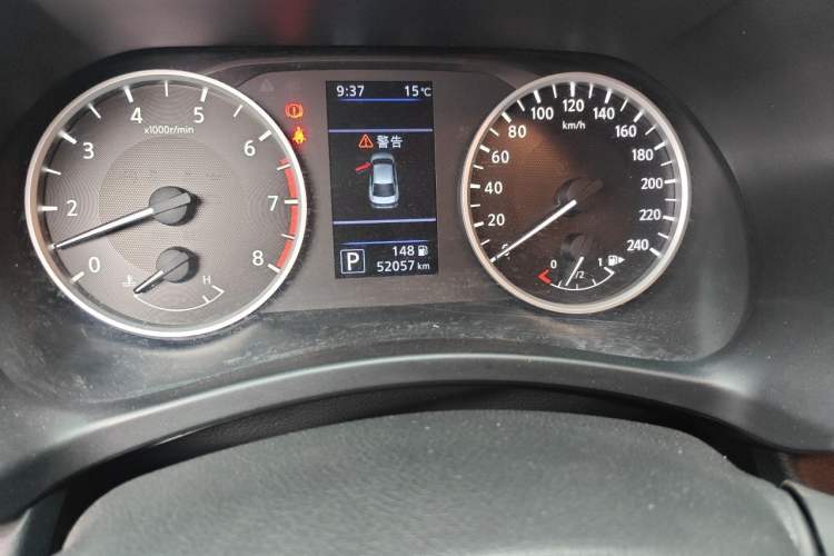 Used Nissan Sylphy 2021 1.6L XL CVT Enjoyment Edition Odometer Close Up