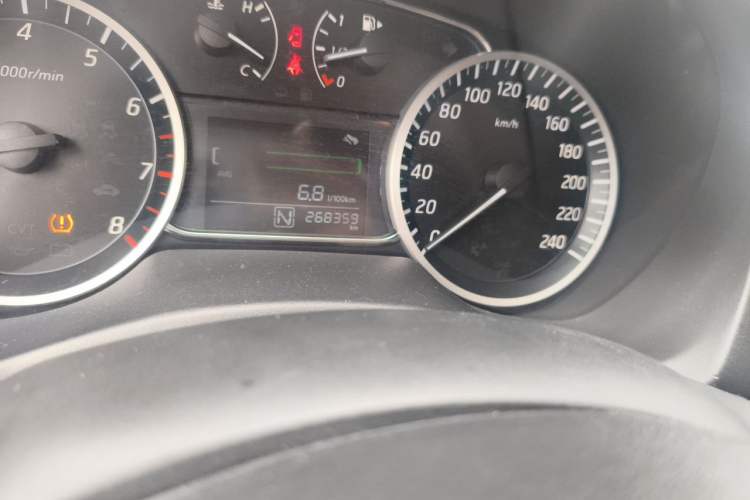 Used Nissan Sylphy 2021 Classic 1.6XE CVT Comfort Edition Odometer Close Up
