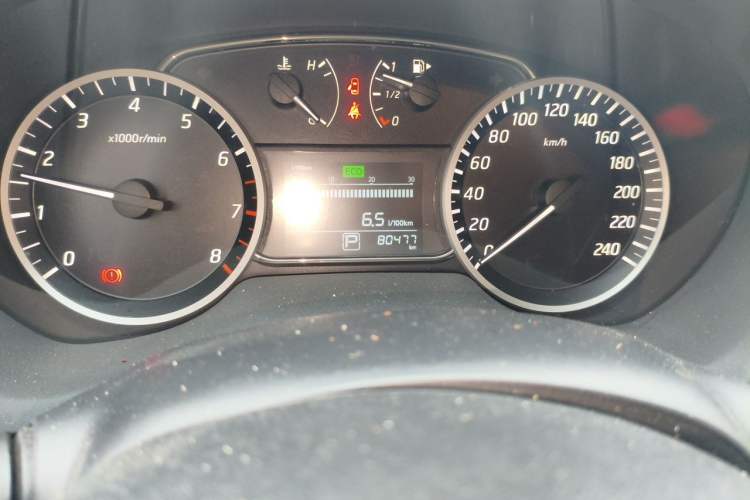 Used Nissan Sylphy 2021 Classic 1.6XL CVT Luxury Edition Odometer Close Up