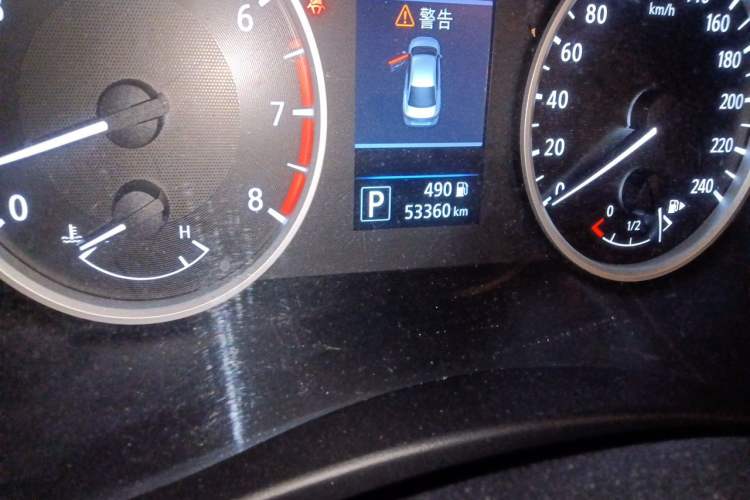Used Nissan Sylphy 2021 1.6L XL CVT Enjoyment Edition Odometer Close Up