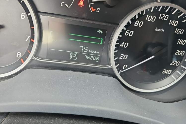 Used Nissan Sylphy 2021 Classic 1.6XE CVT Comfort Edition Odometer Close Up
