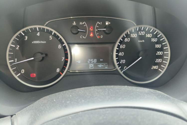 Used Nissan Sylphy 2021 Classic 1.6XL CVT Luxury Edition Odometer Close Up