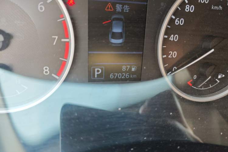 Used Nissan Sylphy 2021 1.6L XL CVT Enjoyment Edition Odometer Close Up