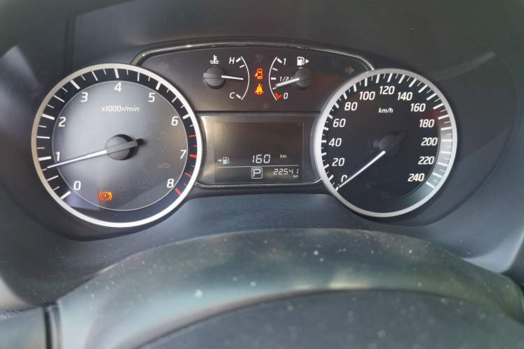 Used Nissan Sylphy 2021 Classic 1.6XL CVT Luxury Edition Odometer Close Up