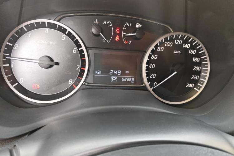 Used Nissan Sylphy 2021 Classic 1.6XL CVT Luxury Edition Odometer Close Up