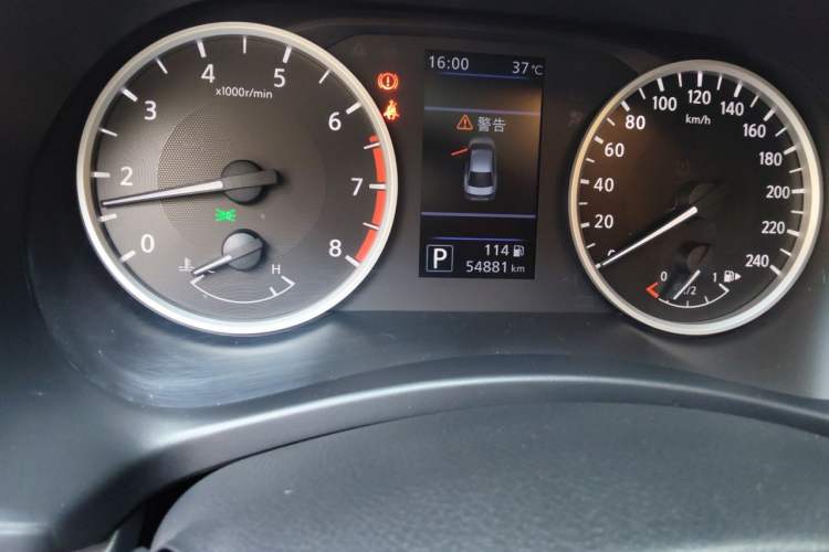 Used Nissan Sylphy 2021 1.6L XL CVT Enjoyment Edition Odometer Close Up