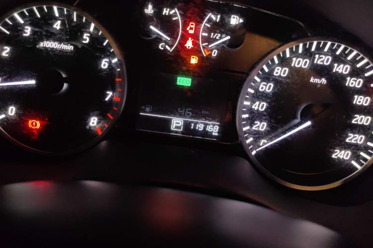 Used Nissan Sylphy 2021 Classic 1.6XE CVT Comfort Edition Odometer Close Up