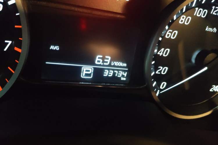 Used Nissan Sylphy 2021 Classic 1.6XL CVT Luxury Edition Odometer Close Up